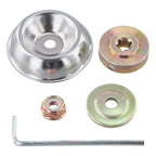 5 Piece Metal Gear Nut Set for Lawn Mower Maintenance