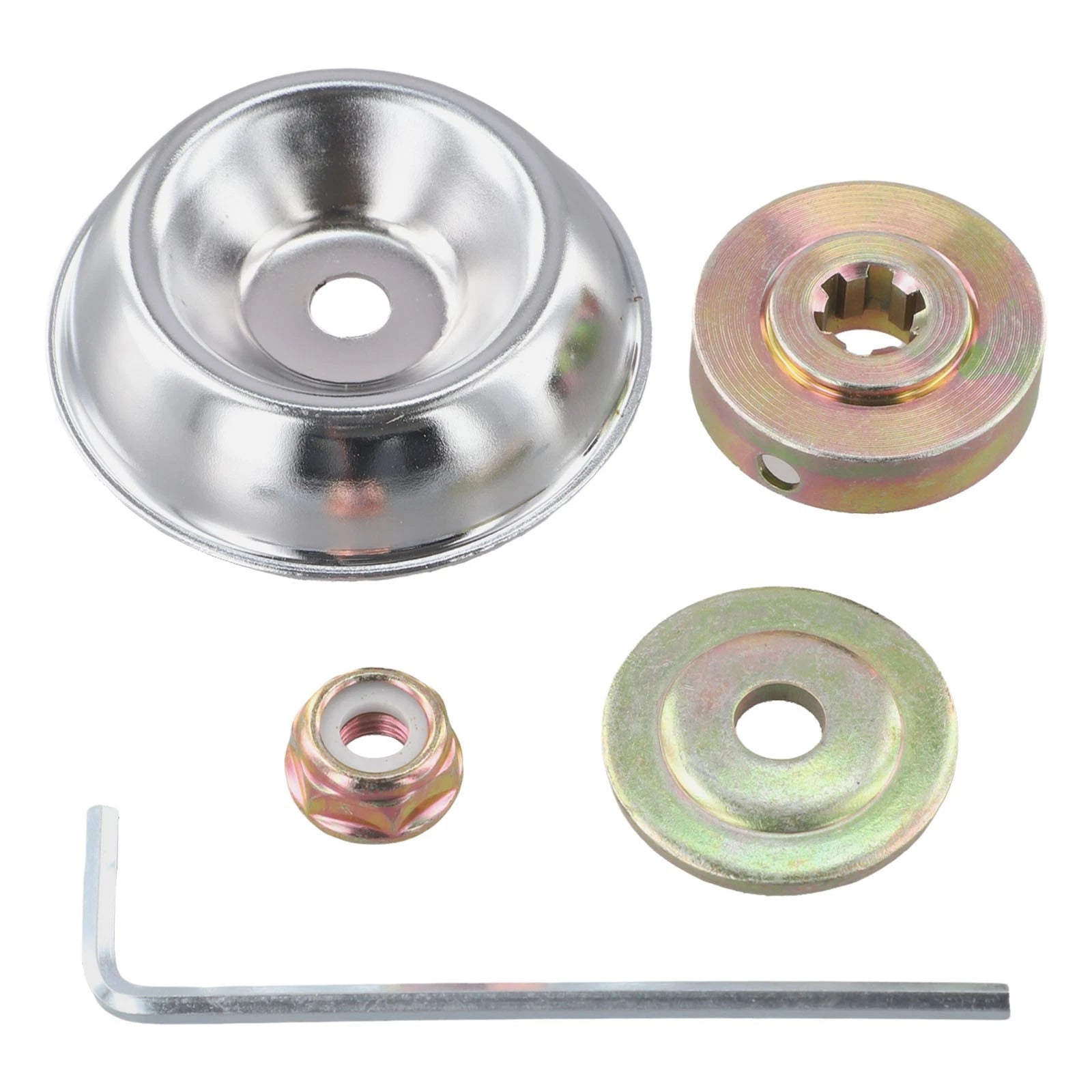 5 Piece Metal Gear Nut Set for Lawn Mower Maintenance
