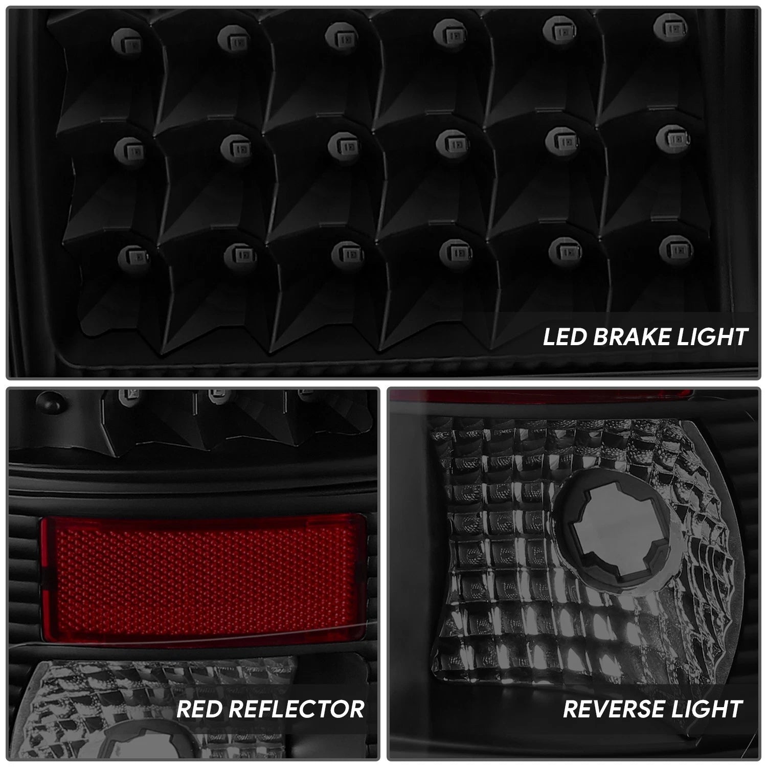 LED Tail Brake Light Lamp Set for Ford F250 F350 Super Duty (2008–2016)