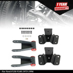 Drop Kit Leveling Lowering Shackles for Ford F150 F100 (1973–1996)