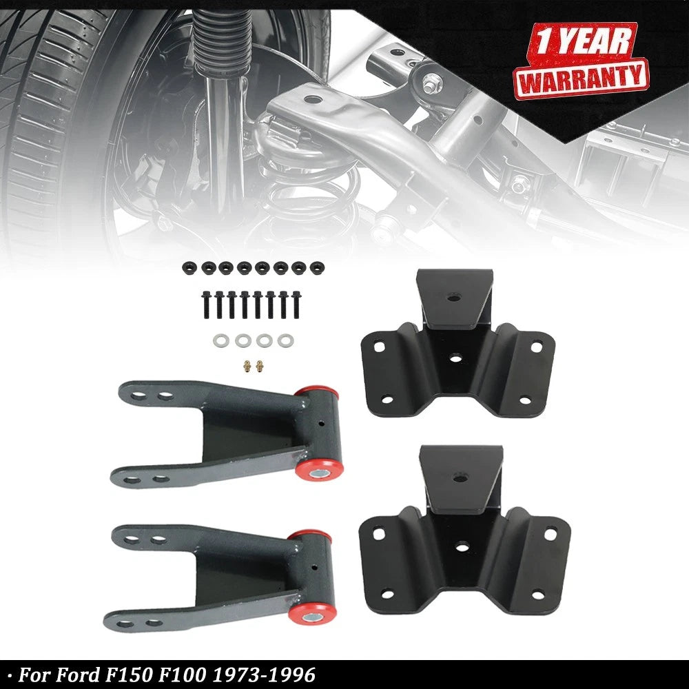 Drop Kit Leveling Lowering Shackles for Ford F150 F100 (1973–1996)