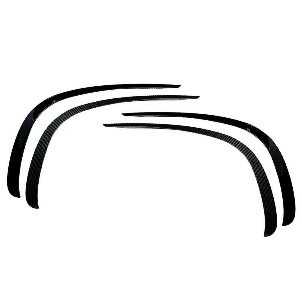 2X ABS Plastic Front Bumper Lip Splitter Spoiler for CLS-Class C257 (2018–Up)