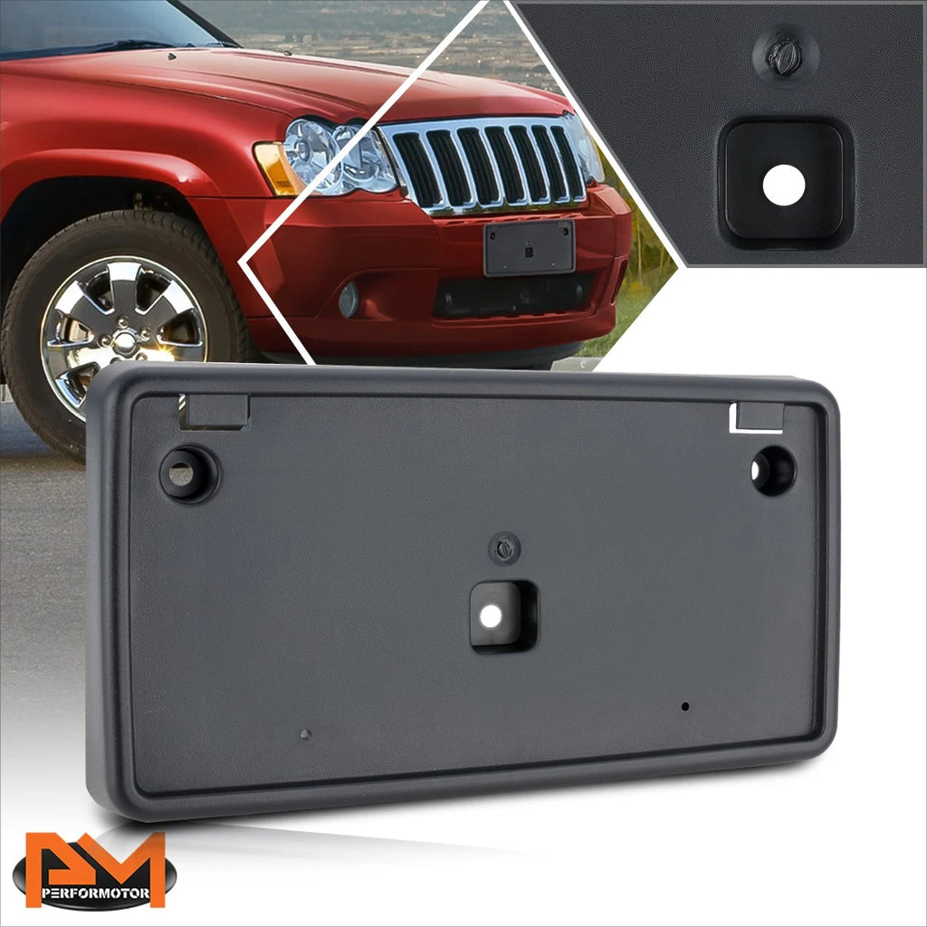 Front Bumper License Plate Mounting Bracket for Jeep Grand Cherokee (2004–2010)