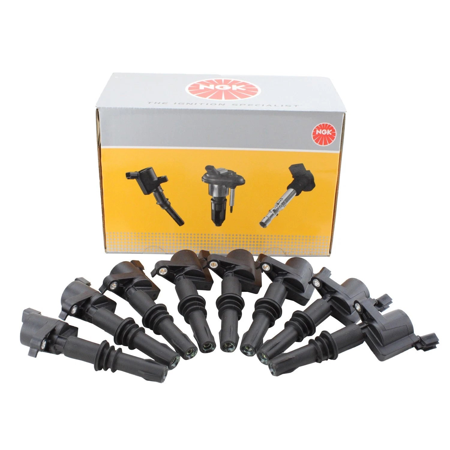 Set of 8 NGK U5150-8 Ignition Coils for Ford Lincoln Mercury
