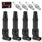 4 x Coils Iridium Spark Plugs for Suzuki Hayabusa GSX1300R (1999–2021)