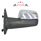 Pair Chrome Power Heated Towing Mirrors for Ram 1500 (2009-2015)