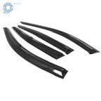Set of 4 Window Visors Rain Guards for Acura TL (2009–2014) Black