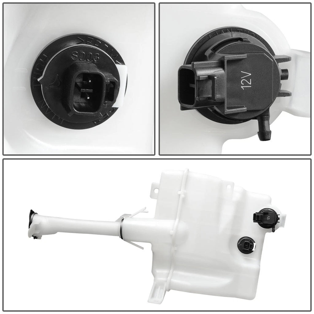 Windshield Washer Reservoir Tank Bottle w/ Level Sensor for Toyota Corolla (2014–2016)