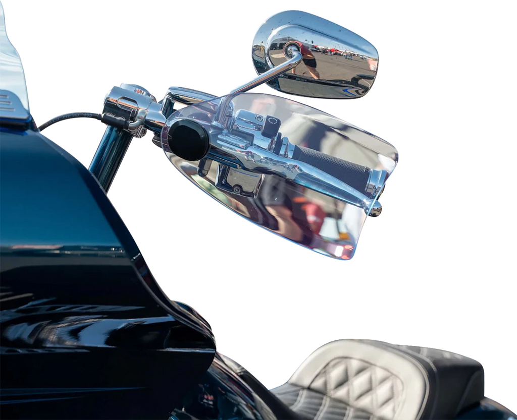 Klock Werks Flare Handguards for Harley-Davidson (2023–2025) - Blue Ice