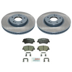 DuraGo Front Rotors & Bosch QuietCast Ceramic Brake Pads Kit for Forte (2014–2020)