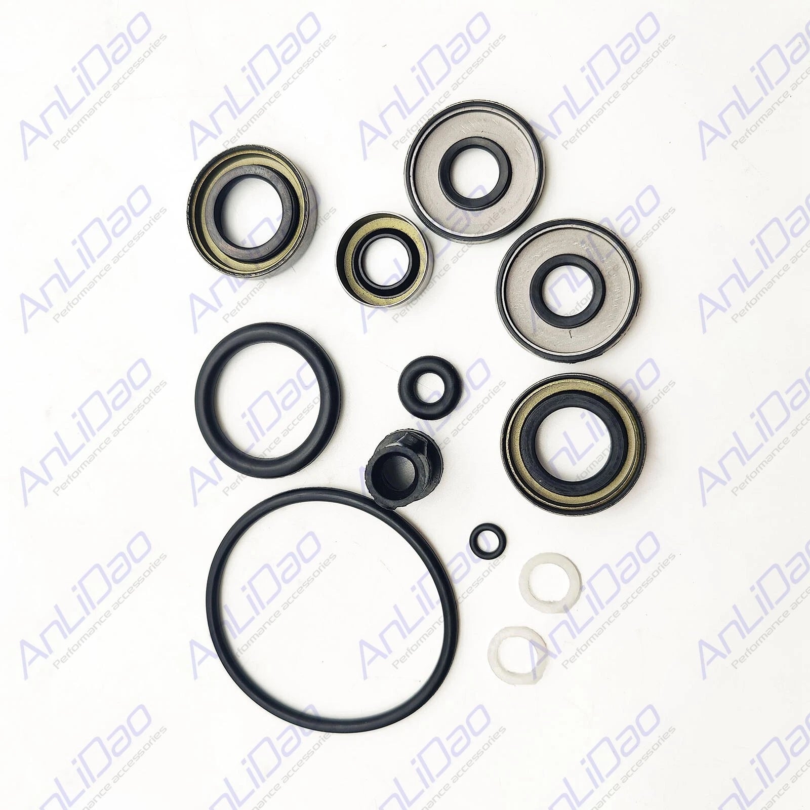 Lower Unit Gearcase Seal O-ring Kit for Johnson Evinrude 8-15HP (396350)