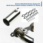 Exhaust Manifold Header System for Chevy Camaro Pontiac Firebird (1998–1999)