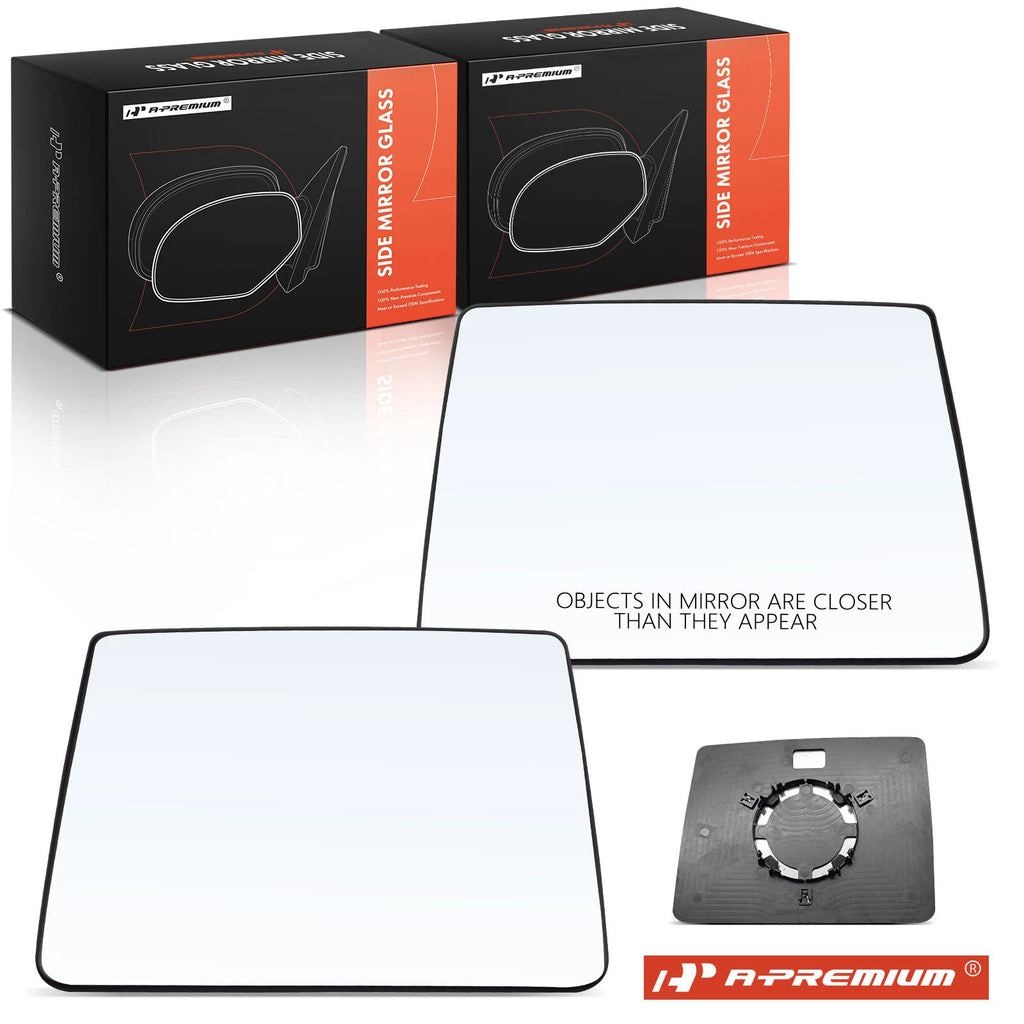Pair Manual Mirror Glass for Ford F-150 (2007–2014)