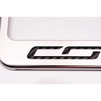 Polished License Plate Frame Replacement with Yellow LED for 2014–2017 Corvette