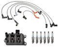 Set of 6 Denso Ignition Coil Wires & Platinum TT Spark Plugs for Ford Mercury V6