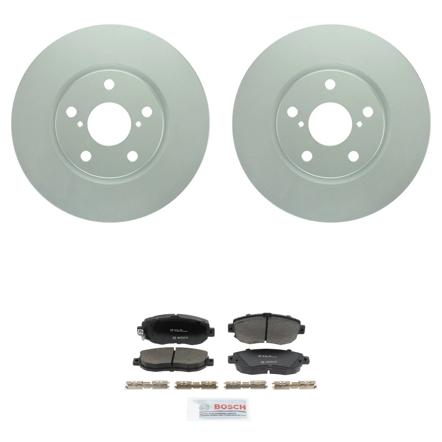 Bosch Front Quietcast Rotors & Ceramic Disc Brake Pad Kit for Lexus GS300 GS430 (1998–2005)