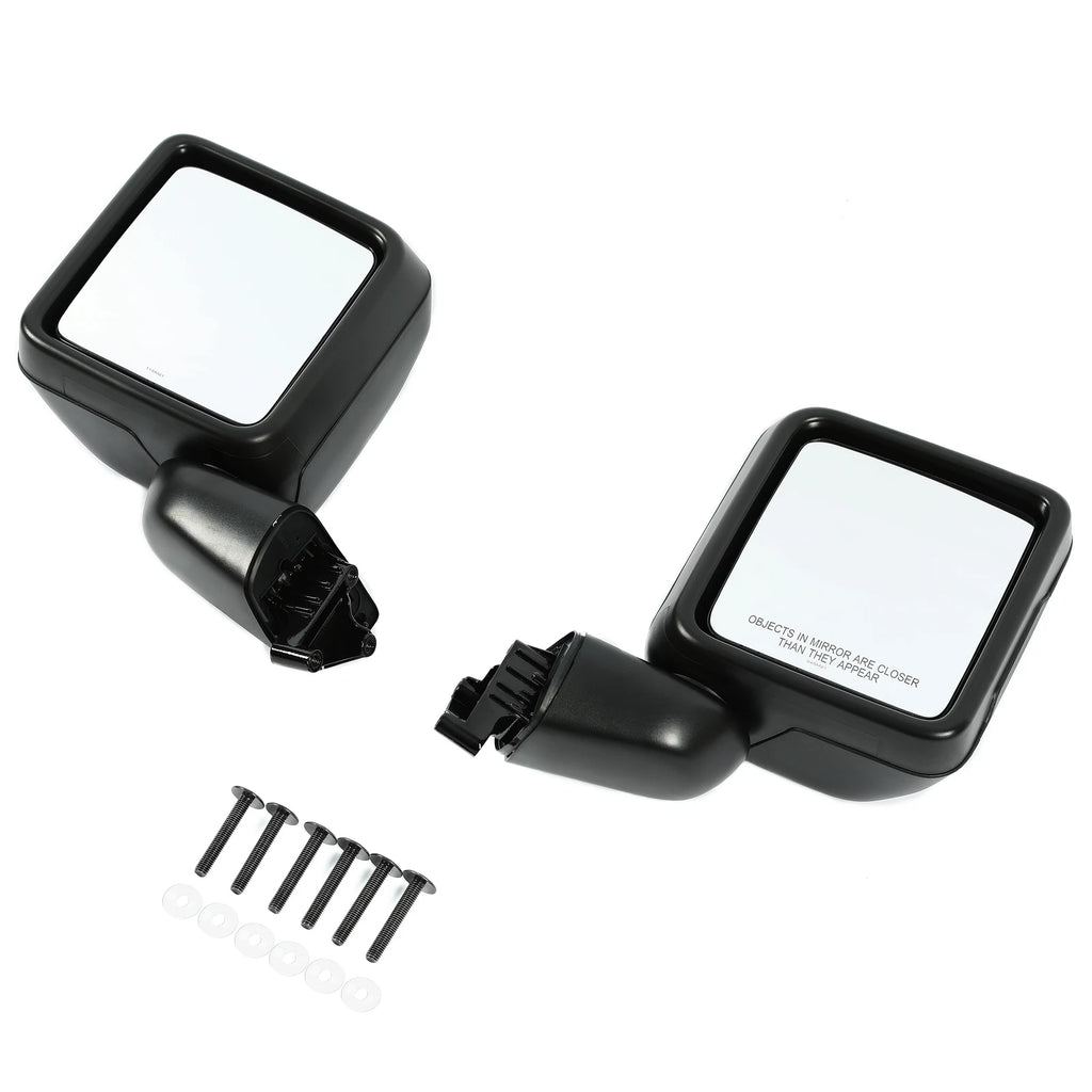 Pair Exterior Manual Mirrors for Jeep Wrangler JL Gladiator (2018–2023) 82215138