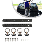 Set of 2 Cargo Control L Track Tie Down System 12 Inch Aluminum Rails