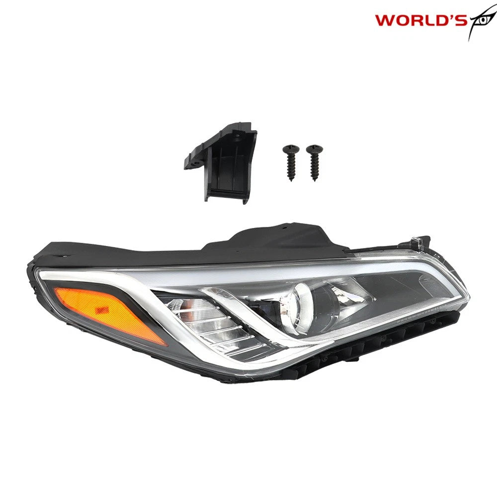 Halogen Headlight for Hyundai Sonata (2015–2017) Passenger Side