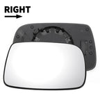 Right Side White Mirror Glass for Toyota Yaris (1999–2003)
