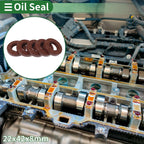 Set of 5 Oil Seal Rotary Shaft Seal FKM Rubber 22x42x8mm