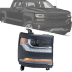 HID/Xenon Headlight with LED DRL for Chevy Silverado 1500 (2016–2018)