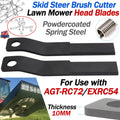 2X Skid Steer Brush Cutter Blades for AGT-RC72/EXRC54 (Steel)