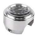 Chrome Black Dial Handlebar Glow-Watch Clock for Bike (Fits Most Bikes)