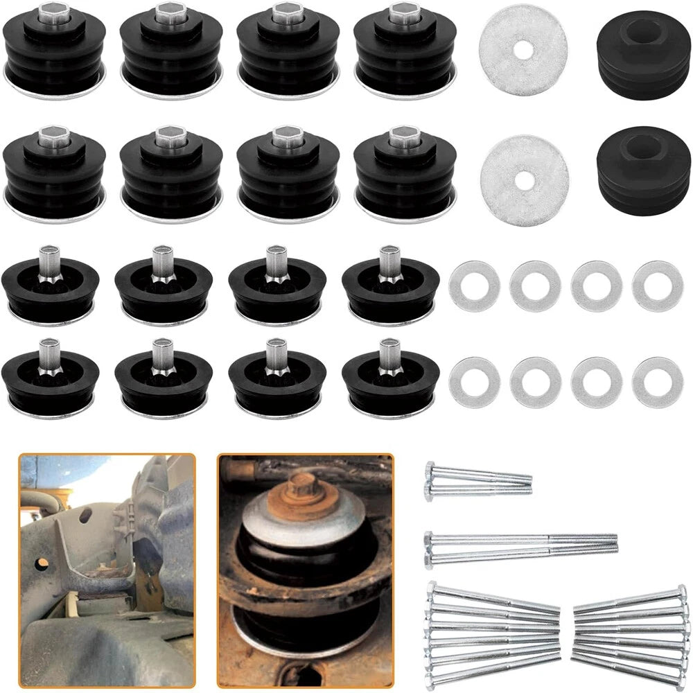 Body Cab Mount Bushings Kit for Ford F250 F350 Super Duty (1999–2007)