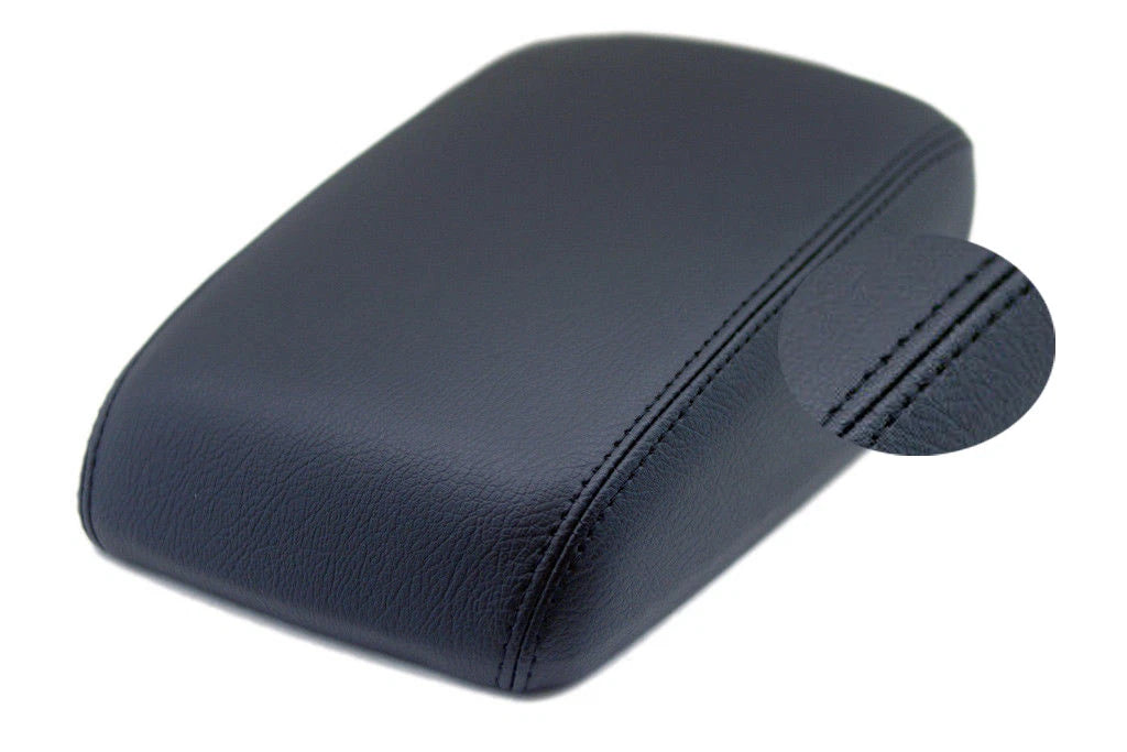 Center Console Armrest Cover for Ford Focus (2012–2018) Black Leather