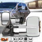 Power Heated Chrome Towing Mirror for Silverado/Sierra (2014–2020) w/Smoked LED Lamp