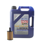 5L Liqui Moly Leichtlauf 5W-40 Oil Change Kit for Audi 2.0/3.6L (2000–2023)