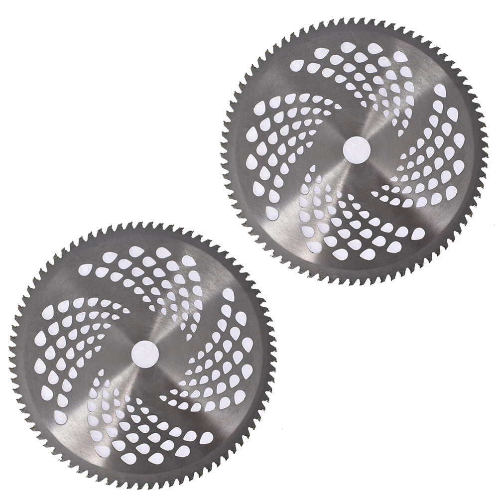 Set of 2 Carbide Tip Brush Blades for Cutter Trimmer Weed Eater