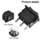 Rocker Switch 3 Pin 21x15mm for DIY Projects (1 Pcs)