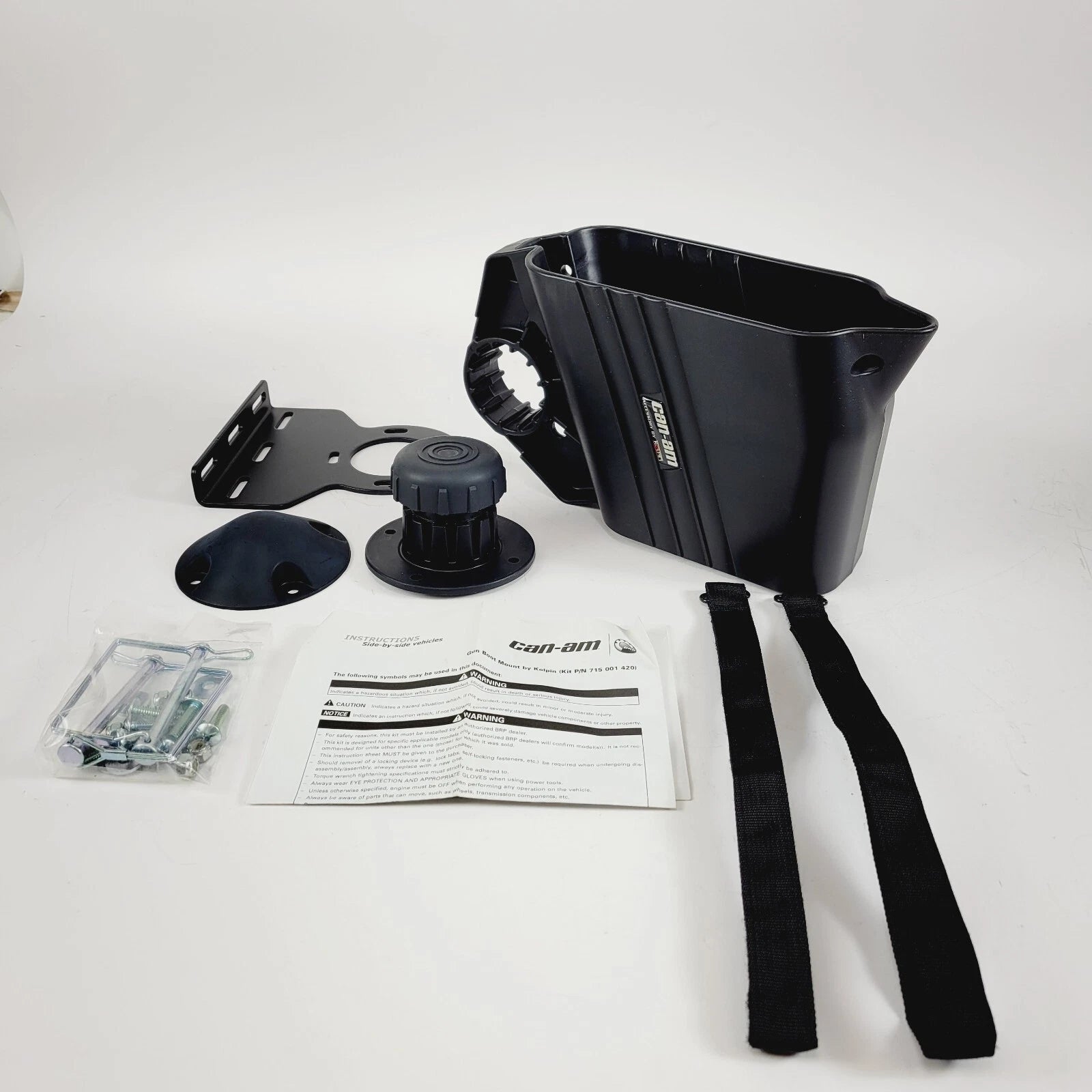 Gun Boot Scabbord Mount Holder Kit for Can-Am Commander & Maverick (2011–2023)