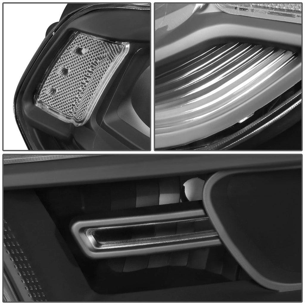 2X Projector Headlights for Dodge Durango (2014–2020) OE Style Black