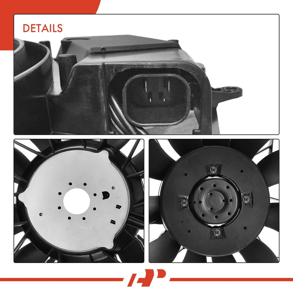 Cooling Fan Assembly with Shroud for Mercedes-Benz ML350 ML550 (2010–2011)