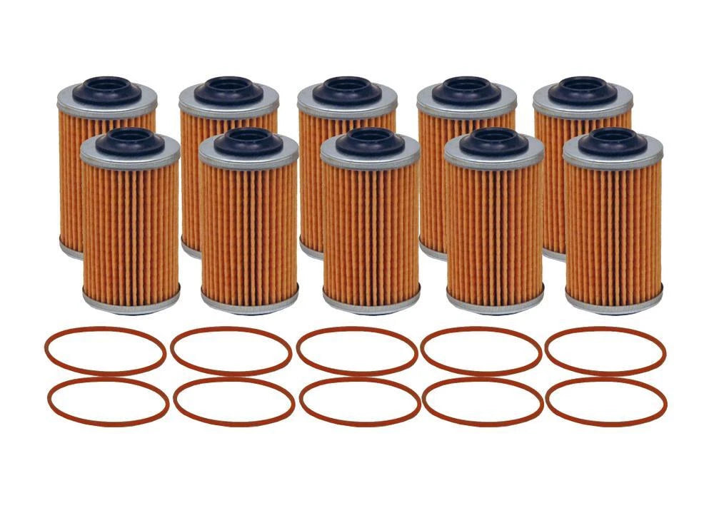 Set of 10 Wix 57090 Engine Oil Filters for (Metal Canister)