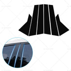 6x Black Pillar Post Cover Trim for Honda Civic (2022)