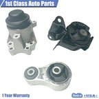 Set of 3 Engine Motor & Torque Strut Mounts for Mazda CX-9 (2010-2012)