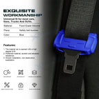 2X Blue Anti-Scratch Car Seat Belt Buckle Clip Protector for Universal (Universal)
