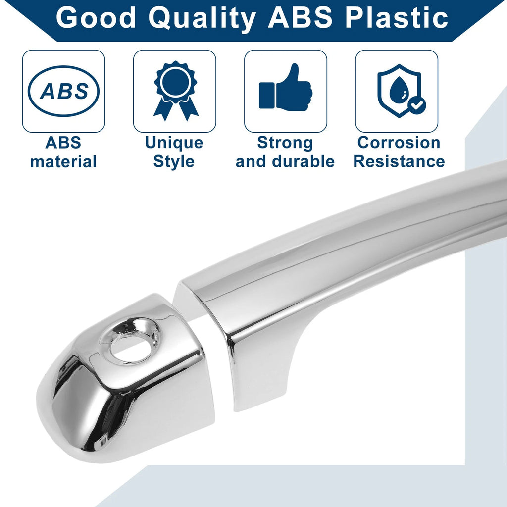 Car Door Handle Cover Trim for Toyota Land Cruiser Prado J150 J200 (2009–2021)