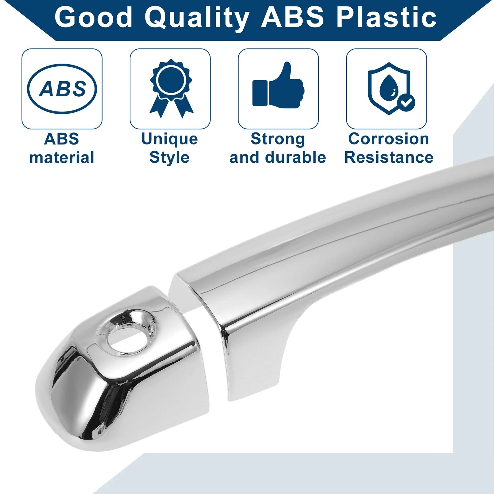 Car Door Handle Cover Trim for Toyota Land Cruiser Prado J150 J200 (2009–2021)