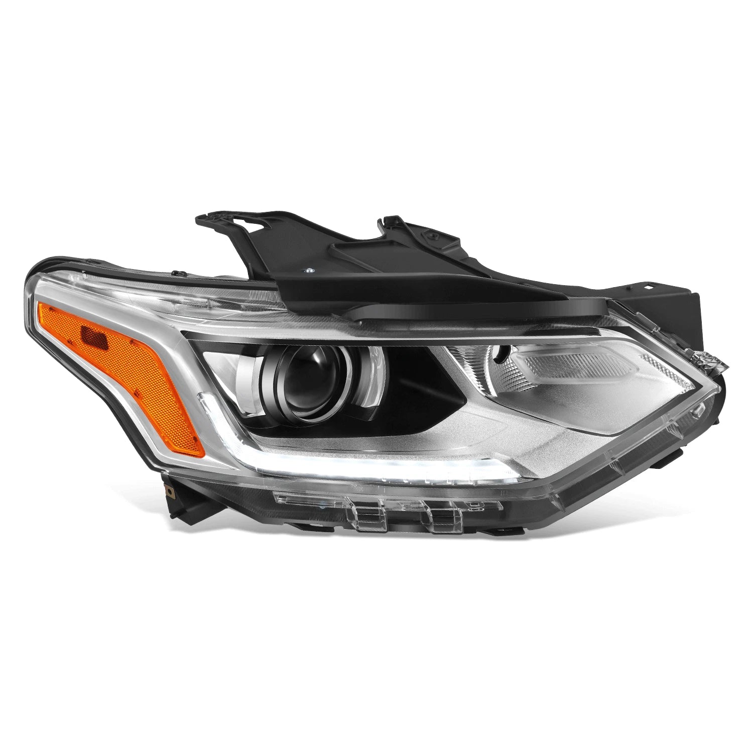 Chrome/Amber Projector Headlight for Chevrolet Traverse (2018–2021)