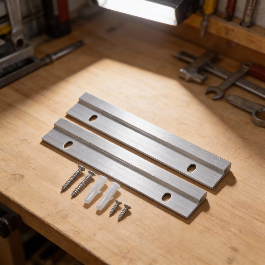 2X Aluminum Alloy Zshaped Pendant Brackets for Wall Mounting Art Panels