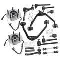 Control Arms with Tie Rod End Wheel Hub Kit for Ford F-150 4WD (2000–2003)
