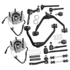 Control Arms with Tie Rod End Wheel Hub Kit for Ford F-150 4WD (2000–2003)