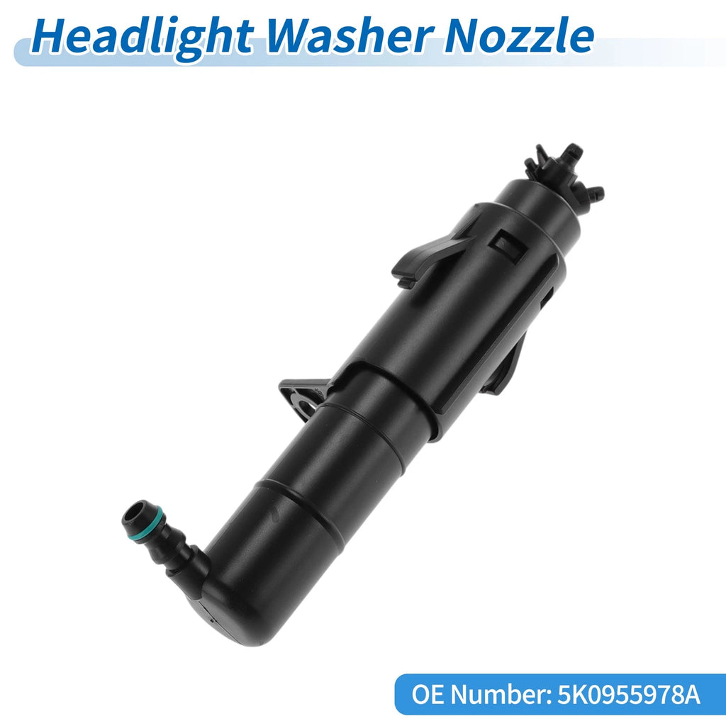 Set of 2 Headlight Washer Nozzles for Volkswagen Golf MK6 (2009–2014) 5K0955978A