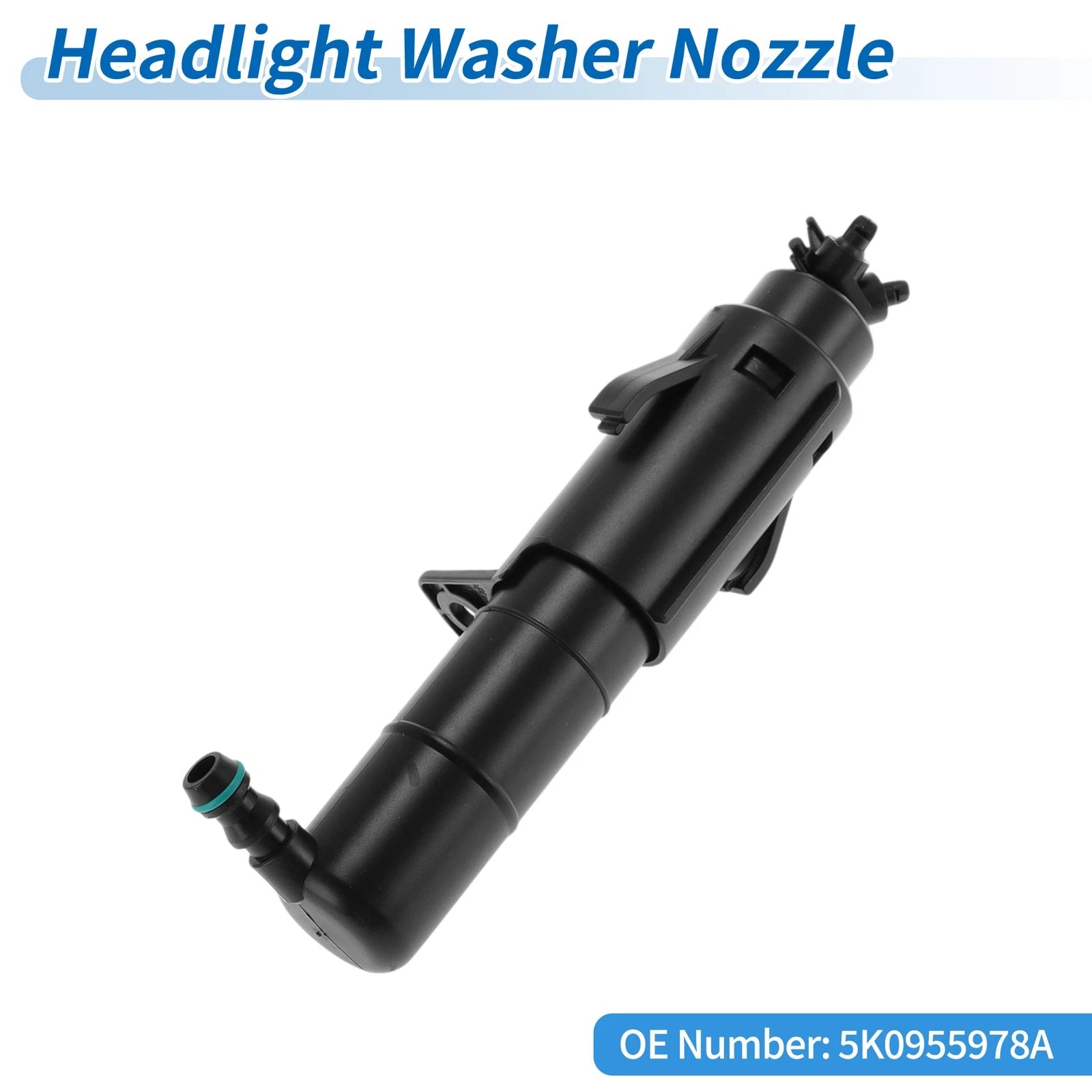 Set of 2 Headlight Washer Nozzles for Volkswagen Golf MK6 (2009–2014) 5K0955978A