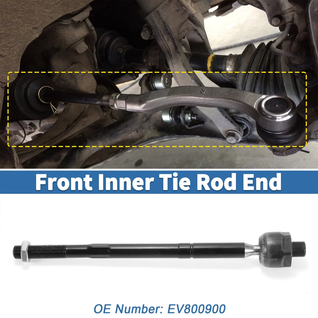 2pcs Front Inner Tie Rod End Links for Buick LaCrosse (2010–2016) No.EV800900